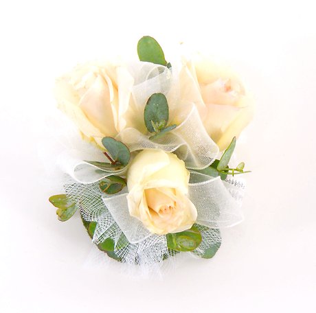 Blush Spray Rose Wrist Corsage