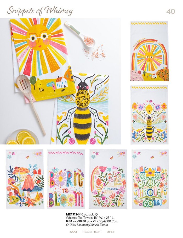 Whimsy Towels-Choose One