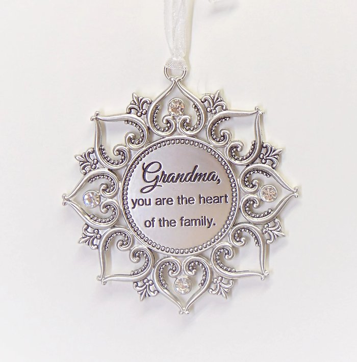 Grandma, You are the heart of the family. Ornament