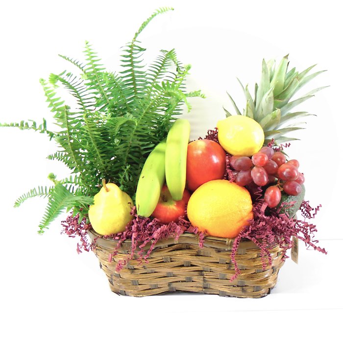 Fruit &amp; Foliage Gift Basket