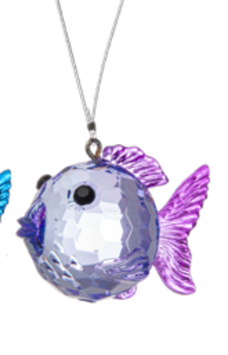 Blue Fish Ornament