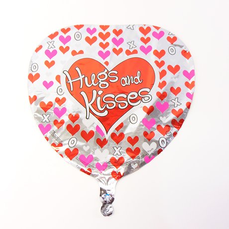 Hugs n\' Kisses Heart Mylar Balloon
