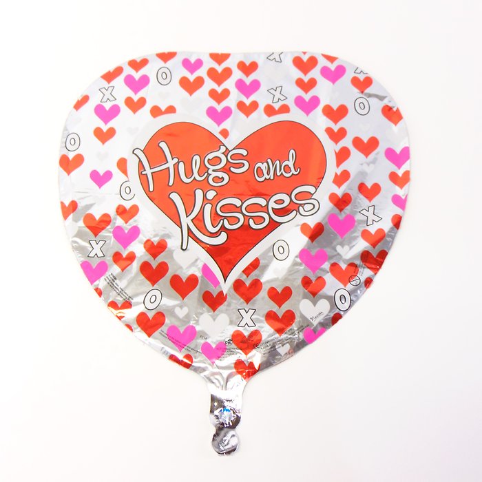 Hugs n\' Kisses Heart Mylar Balloon
