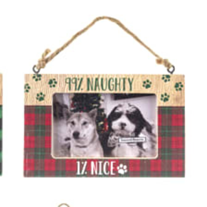 Flz Naughty Pet Photo Ornament