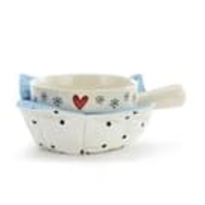 Snowflakes Soup Crock and Bowl Cozy